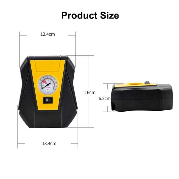 fast car tire inflator measures