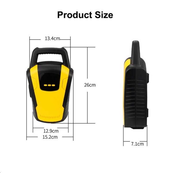 size for M3650 car powered air bed pump