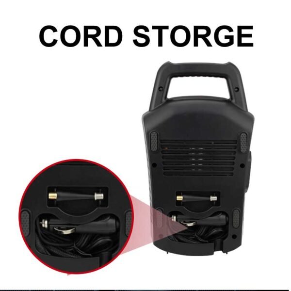 M3650 car powered air bed pump with cord storage