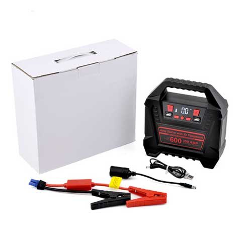 white box for car starter charger air pump